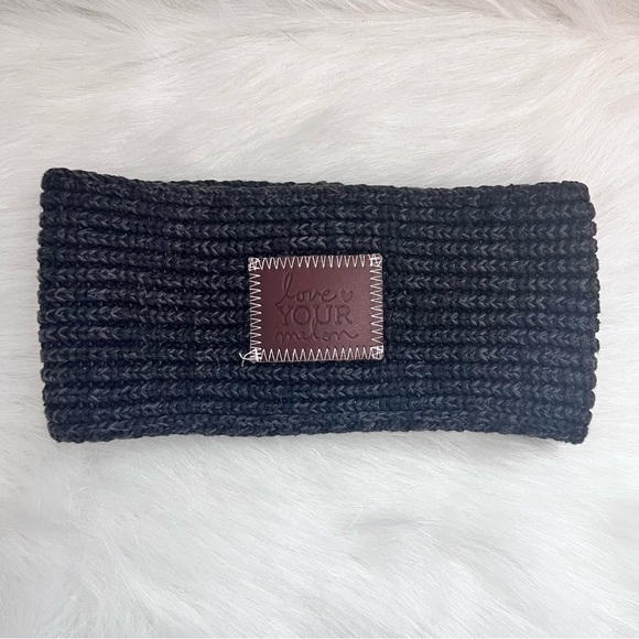 Love Your Melon Accessories - Love Your Melon Dark Gray Knit Headband OS